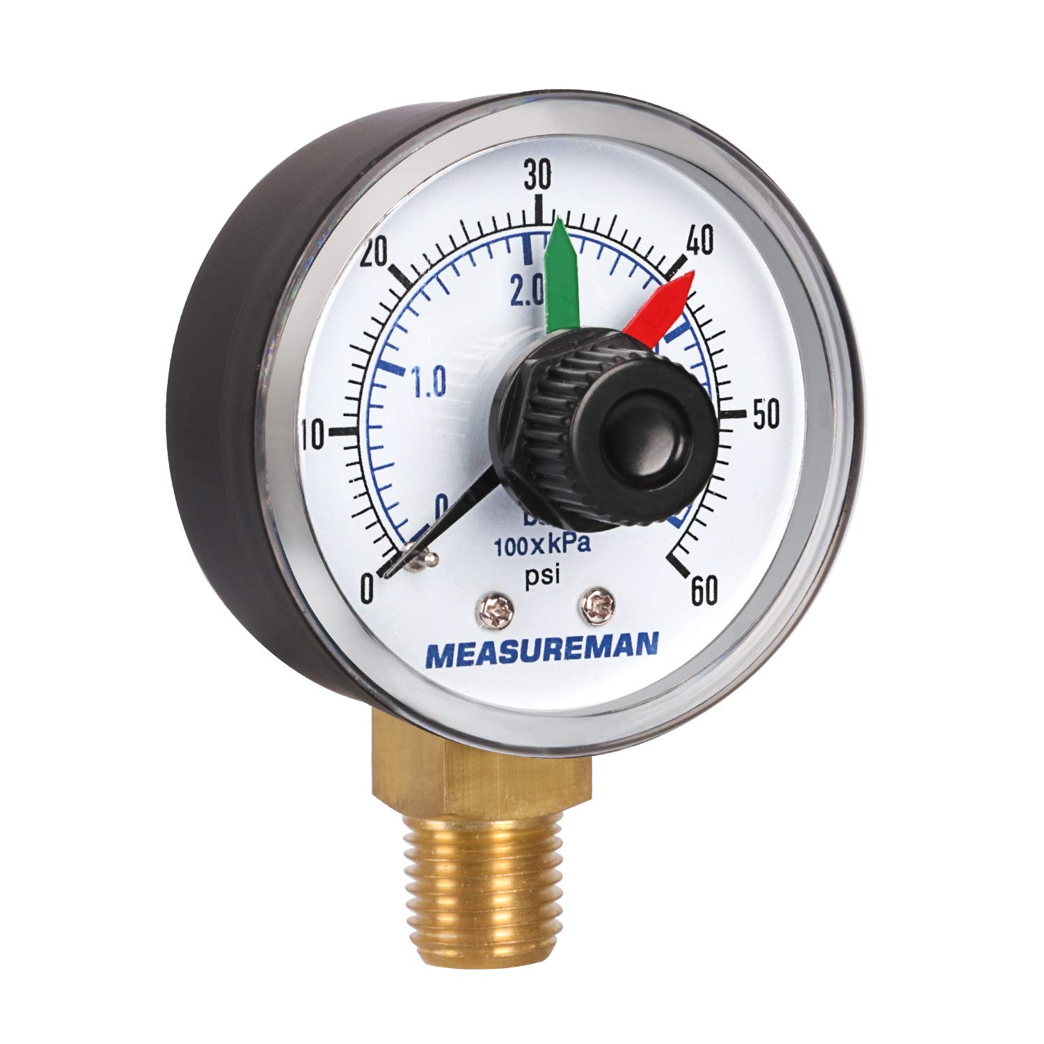 Amazon.com: MEASUREMAN Boxed Pressure Gauge with Dial Replacement